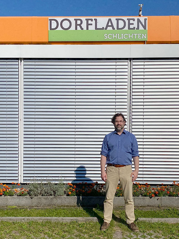 Andreas Schneider – Kandidat zur Oberbürgermeisterwahl Schorndorf zu Besuch in Schlichten