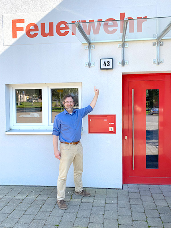 Andreas Schneider – Kandidat zur Oberbürgermeisterwahl Schorndorf zu Besuch in Schornbach