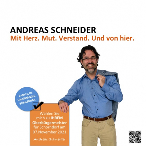 OB-Kandidat Andreas Schneider: Parteilos, unabhängig und bürgernah